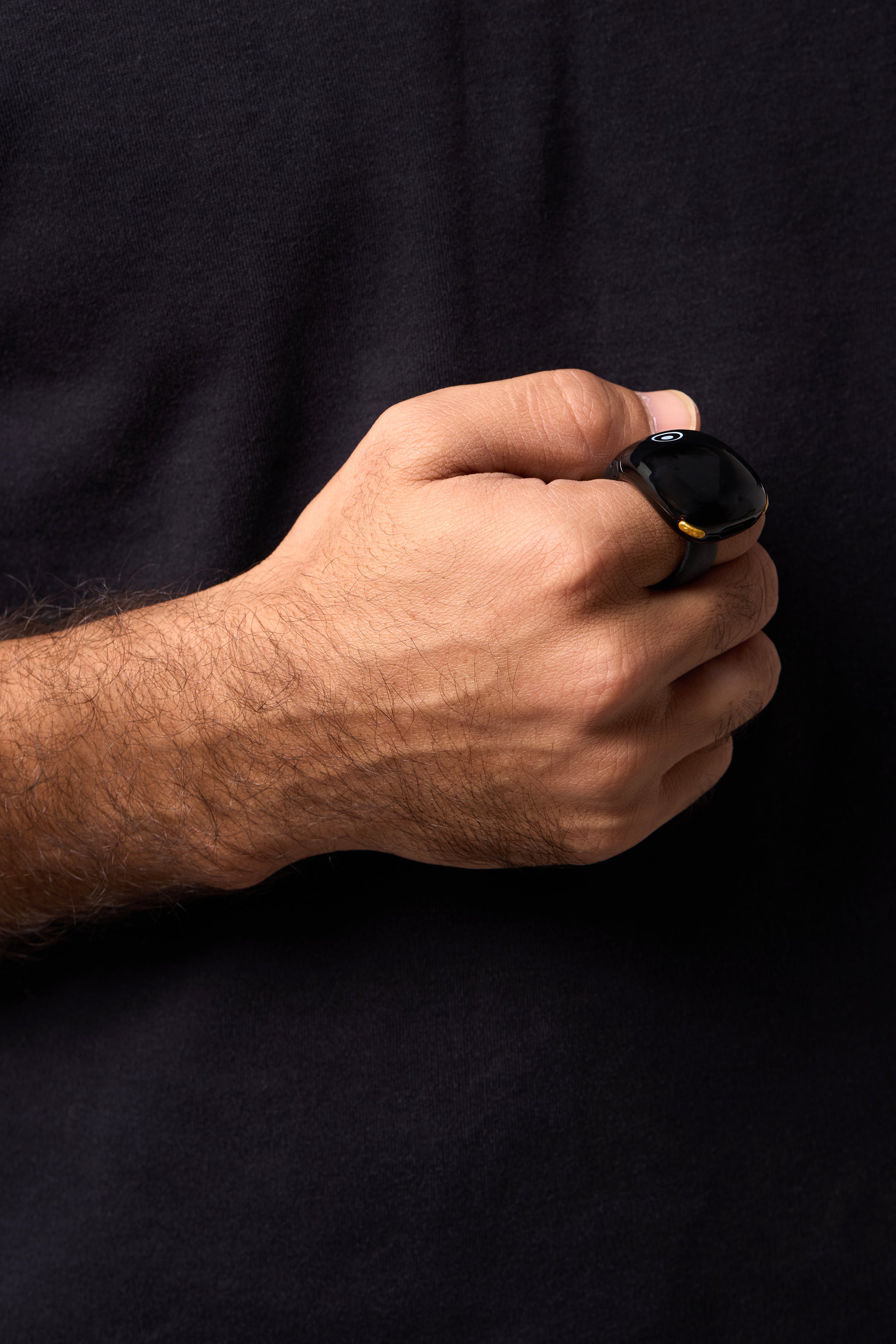 Dhikra+ Smart Tasbeeh Ring - Black